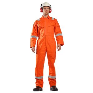Bizweld Flame Resistant Anti-Static Hi-Vis Coverall