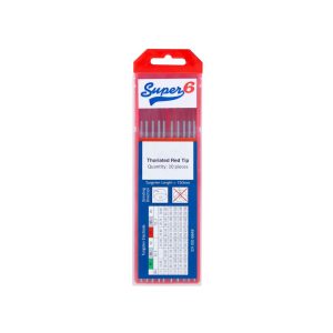 Super 6 2% Thoriated Tungsten Electrodes – Red Tip